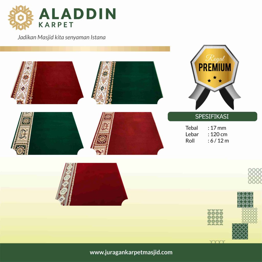 Spesifikasi Karpet Masjid Royal Premium