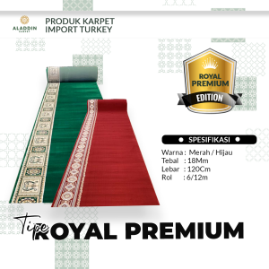 Karpet Turki Royal Premium 18mm